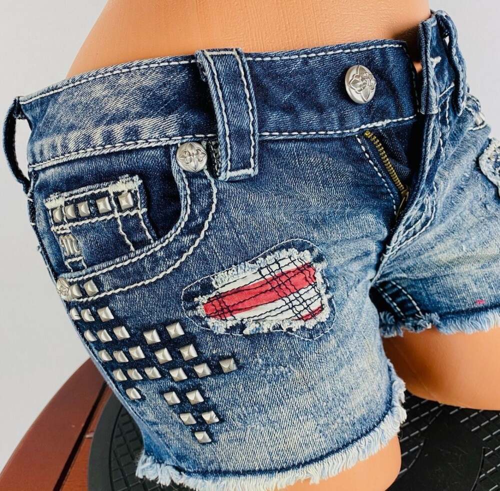 Buckle Miss Me Jeans "Destroyed Stars & - Picture 9 of 11
